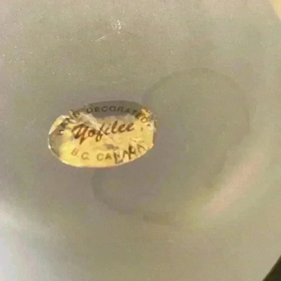 Vintage Frosted Glass Wine Decanter & Glass Set - Picture 4 of 16